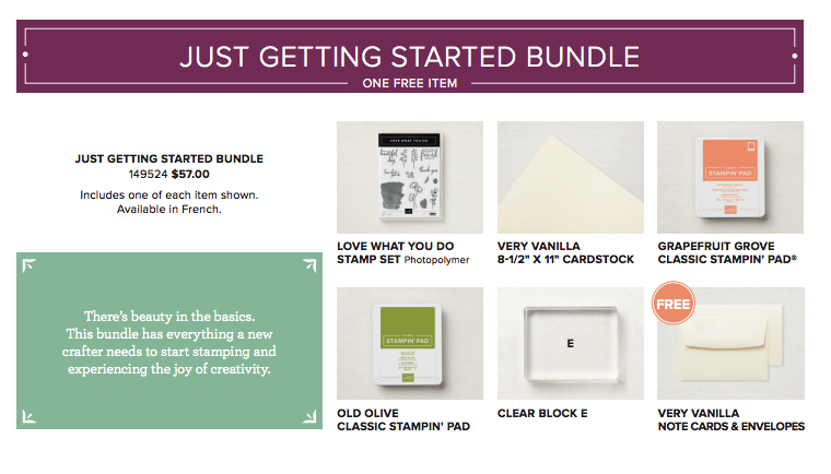 Just Getting Started Bundle