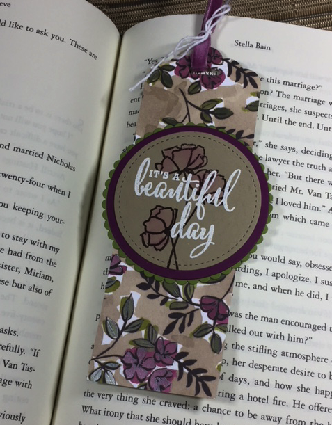 Bookmark made with Stamparatus