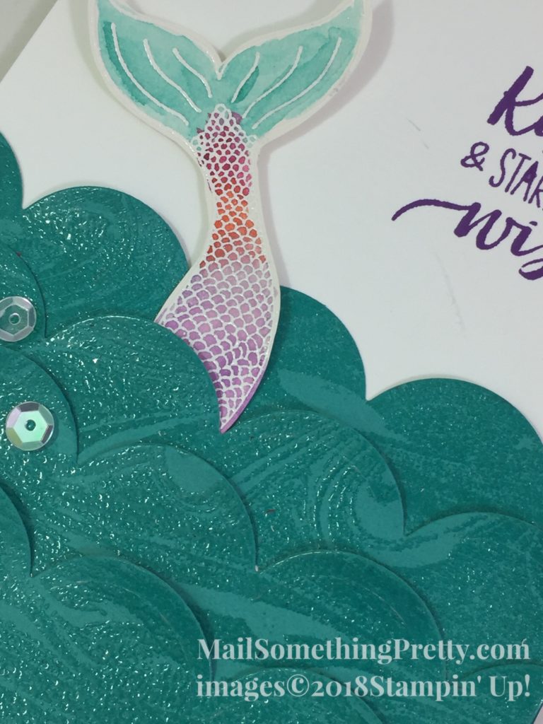 Mermaid Card for Display Board Stamper Application