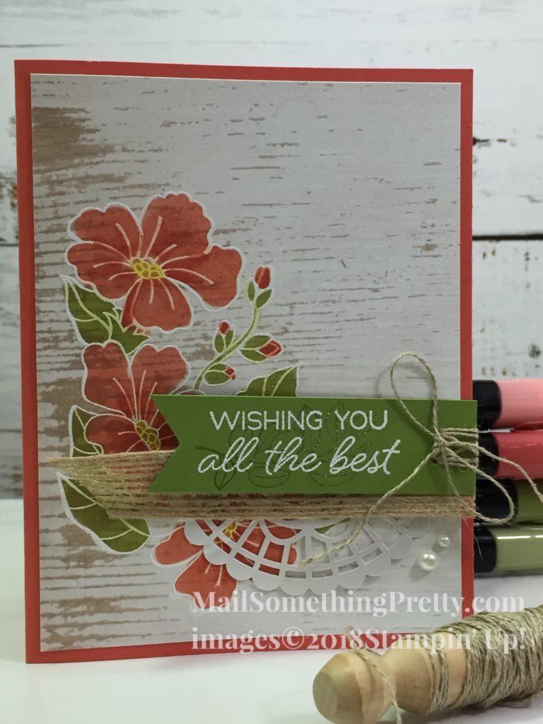 Blended Seasons Card for Display Board Stamper Application