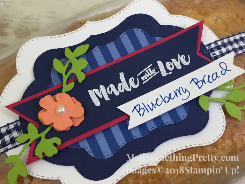 Blueberry Bread 3D Item for Display Board Stamper Application