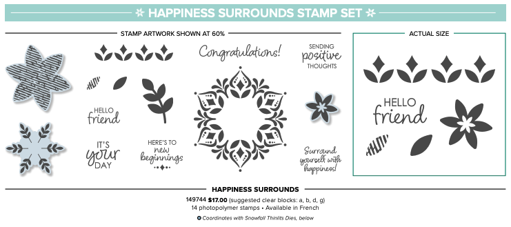 Happiness Surrounds stamp set