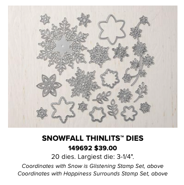 Snowfall Thinlits