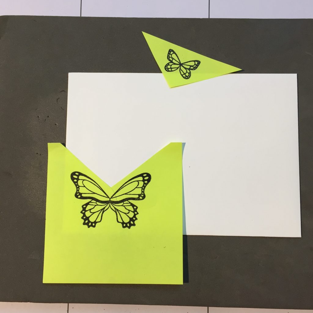 How to stamp just one butterfly from the double butterfly stamp of Butterfly Gala stamp set