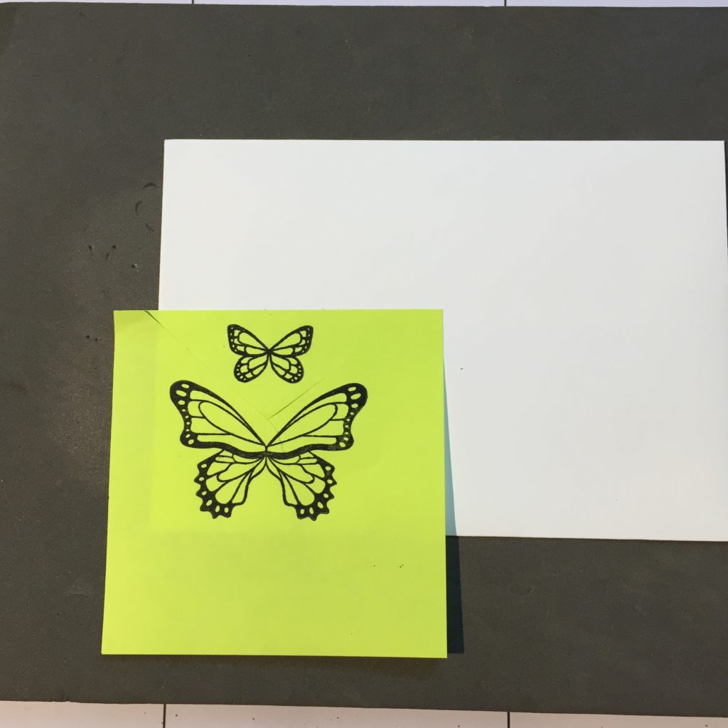 How to stamp just one butterfly from the double butterfly stamp of Butterfly Gala stamp set