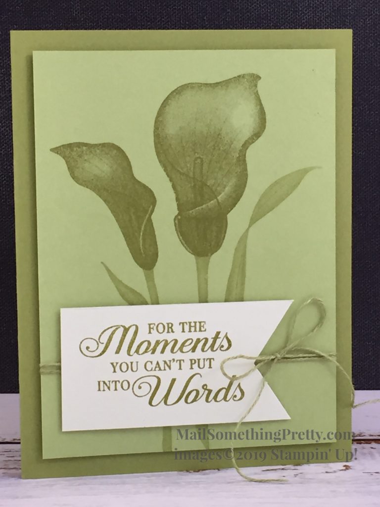 Calla Lilly card