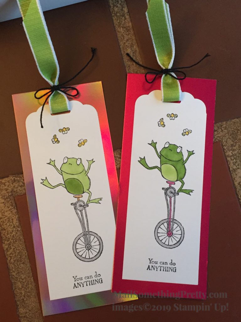 Frog bookmark