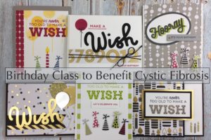 Birthday Card Class Event to Benefit Cystic Fibrosis