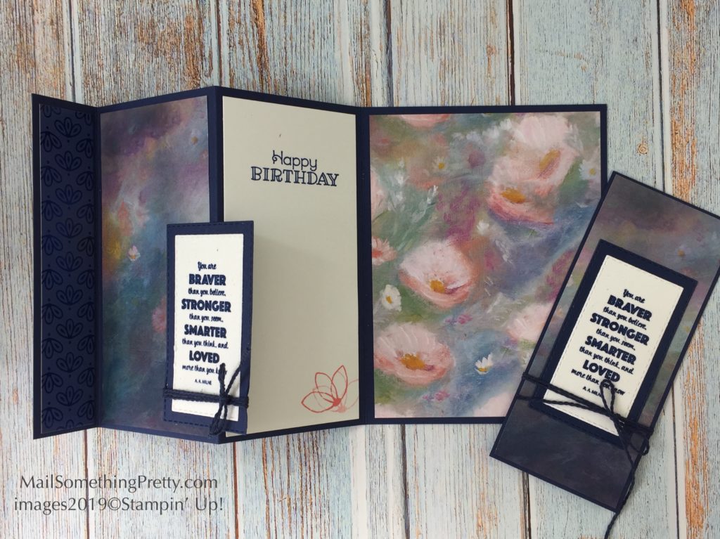 Perennial Essence card with Rustic Retreat stamp set