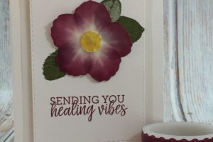 Get Well Card using the Pressed Petals Washi Tape