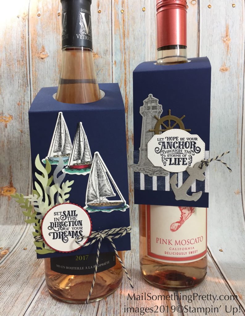 Wine Tags using Sailing Home