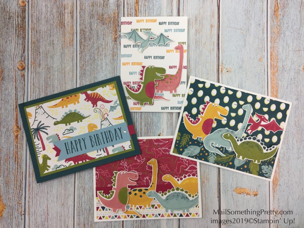 Dinosaur cards & paper