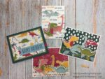 Simple &amp; fun dinosaur cards to make using DinoRoar Designer Series Paper