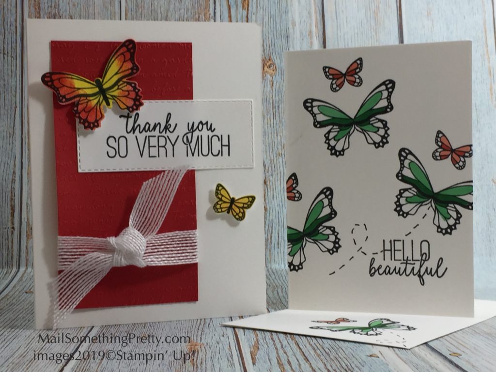 Butterfly Gala & Varied Vases cards