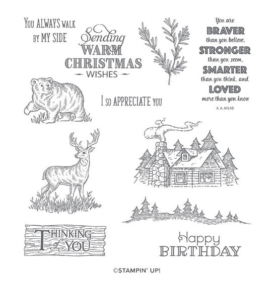 Rustic Retreat stamp set