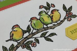 Cards made with Free as a Bird stamp set