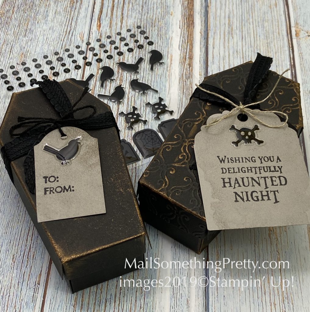 Coffin Treat boxes & Tombstone Tag