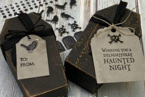 Coffin Treat boxes & Tombstone Tag