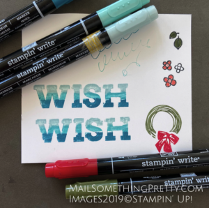 Coloring with Stampin' Blends markers