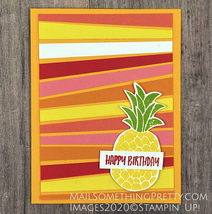 Turn your Scraps into Fun Cards using the Scrappy Strippy Technique