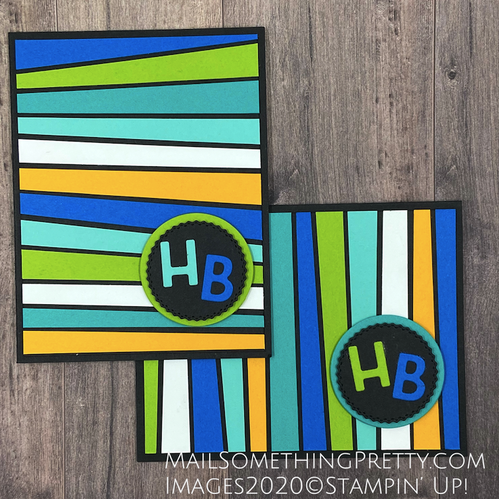 Turn your Scraps into Fun Cards using the Scrappy Strippy Technique