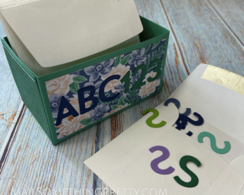 Make Your Own Storage Boxes for Little Pieces Using Patterned Paper