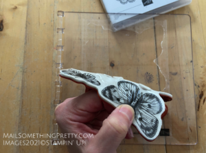 Helpful Tips Mounting the Large Butterfly Brilliance Stamp