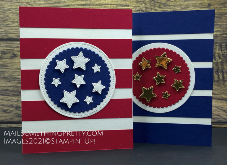 Easy Red, White & Blue Cards