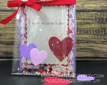 Valentine Frameless Shaker Card