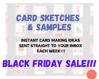 Discounted prices for Mail Something Pretty's Monthly Sketch program for Black Friday/Cyber Monday Sale