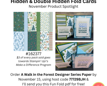 November Product Spotlight: A Walk in the Forest Designer Series Paper
