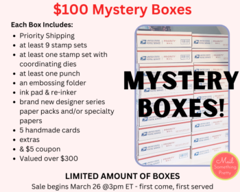 Mystery Boxes go on sale March 26