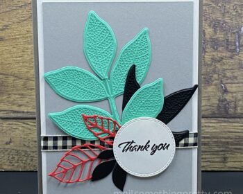 Bold & Textured Changing Leaves Card