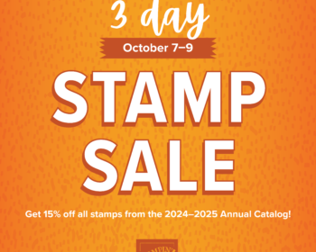 3 Day Stamp Set Sale - 15% off all stamp sets in the 2024/5 Annual Catalog