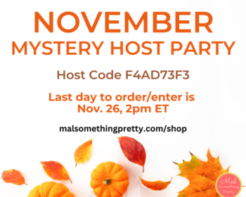 November Mystery Host Party ends on November 26