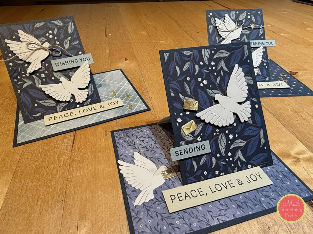 Side Easel Card with Peaceful Gardens Suite