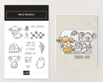 Wild Bunch stamp set, June's Product of the Month