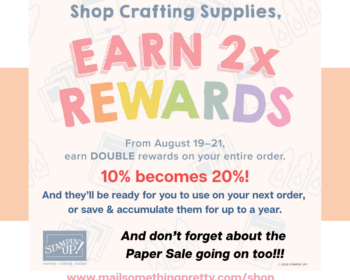 Rewards Points will double today, tomorrow and Friday