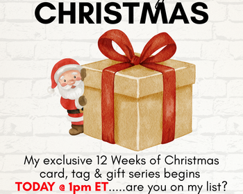 12 Weeks of Christmas starts today!